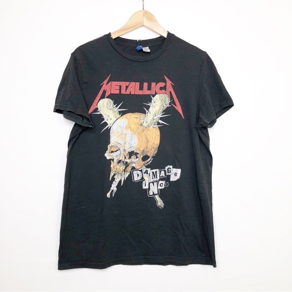 Metallica 'Damage, Inc.' Black Graphic Tee